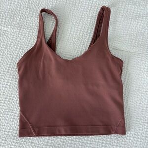 lululemon sz 0 dusty rose align tank nulu